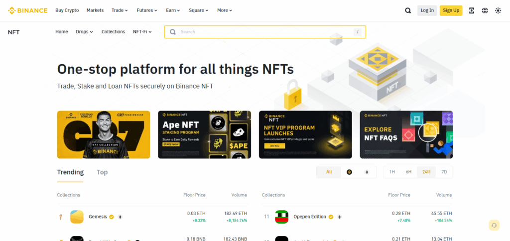 10 Top NFT Aggregators for Sports Memorabilia 11 Binance NFT
