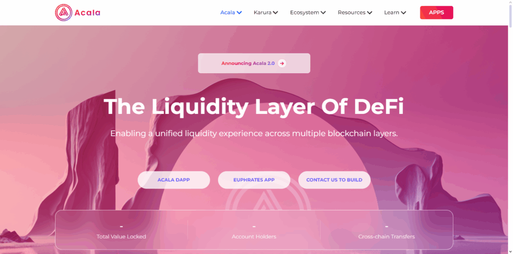 10 Top Polkadot DeFi Apps With Minimal KYC Access 2 Acala