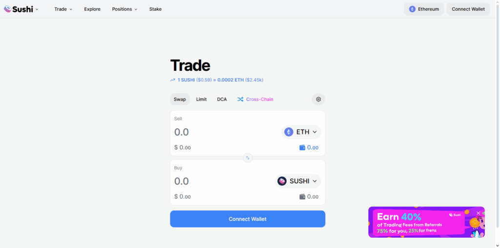 9 Most Advanced DeFi Protocols with Minimal KYC in 2025 10 SushiSwap