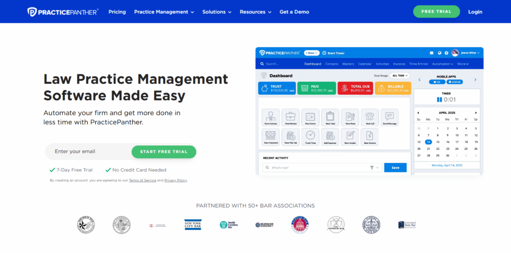 10 Best Case Management Software For Personal Injury Attorneys 9 PracticePanther