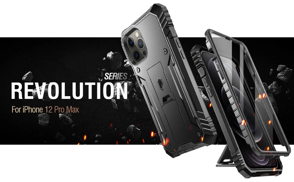 10 Top Phone Cases For Drop Protection – Best Rugged & Shockproof Picks 8 Poetic Revolution Series