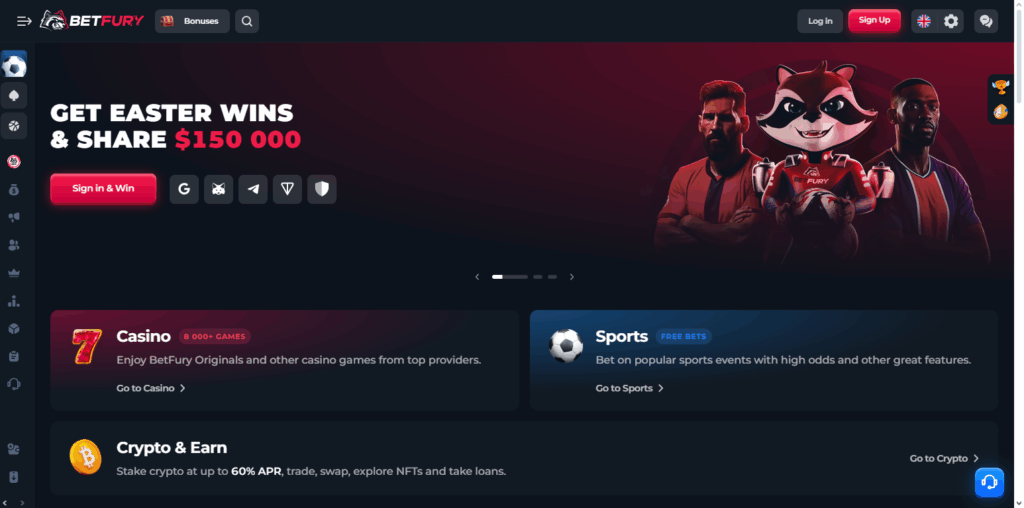 10 Best Bitcoin & Crypto Casinos & Gambling Sites Colombia 5 BetFury