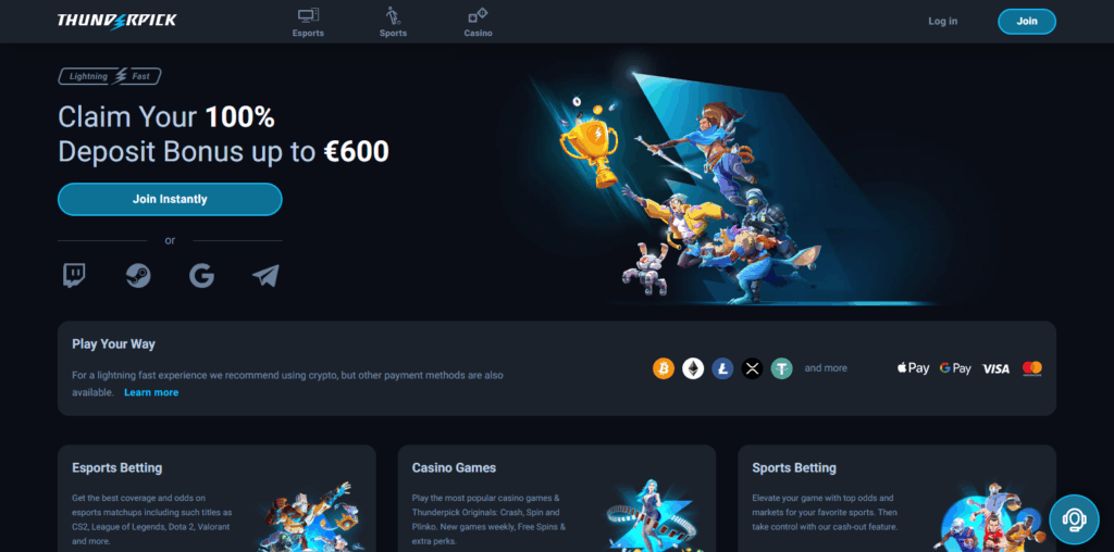 10 Best Bitcoin & Crypto Casinos & Gambling Sites Colombia 10 Thunderpick