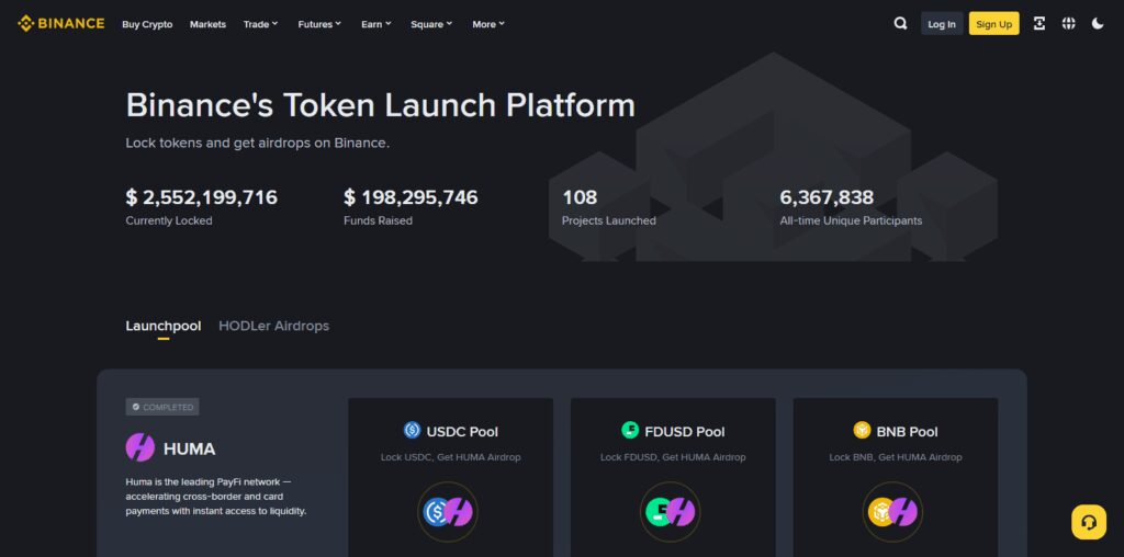 What is Binance Launchpad?