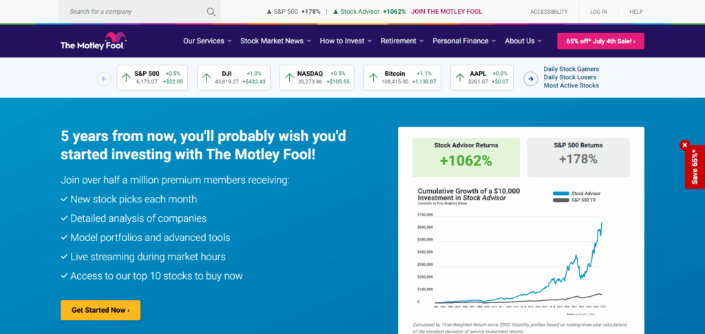 10 Best Financial Advice Websites 4 The Motley Fool