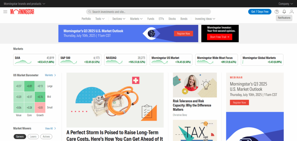 10 Best Financial Advice Websites 6 Morningstar