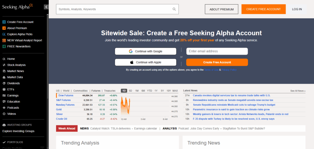 10 Best Financial Advice Websites 10 Seeking Alpha