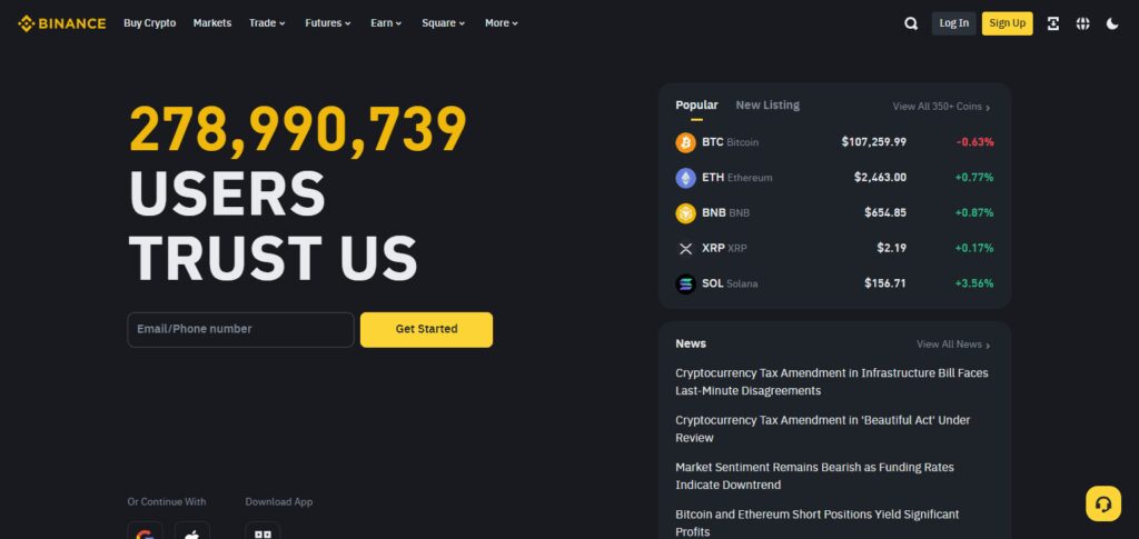 Overview of Binance as a Global Cryptocurrency Exchange