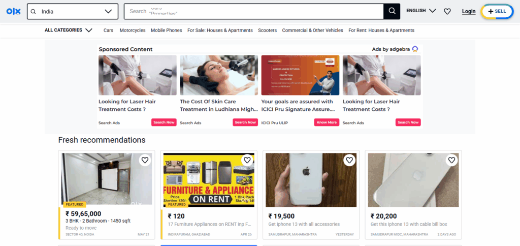 How To Sell Used Clothes Online: Easy Tips to Make Money Fast 4 Use the Correct Platform OLX