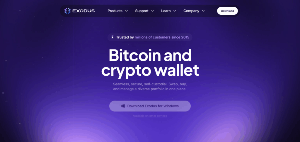 10 Best Book Of Meme (BOME) Wallets for Secure Meme Token Management 9 Exodus Wallet