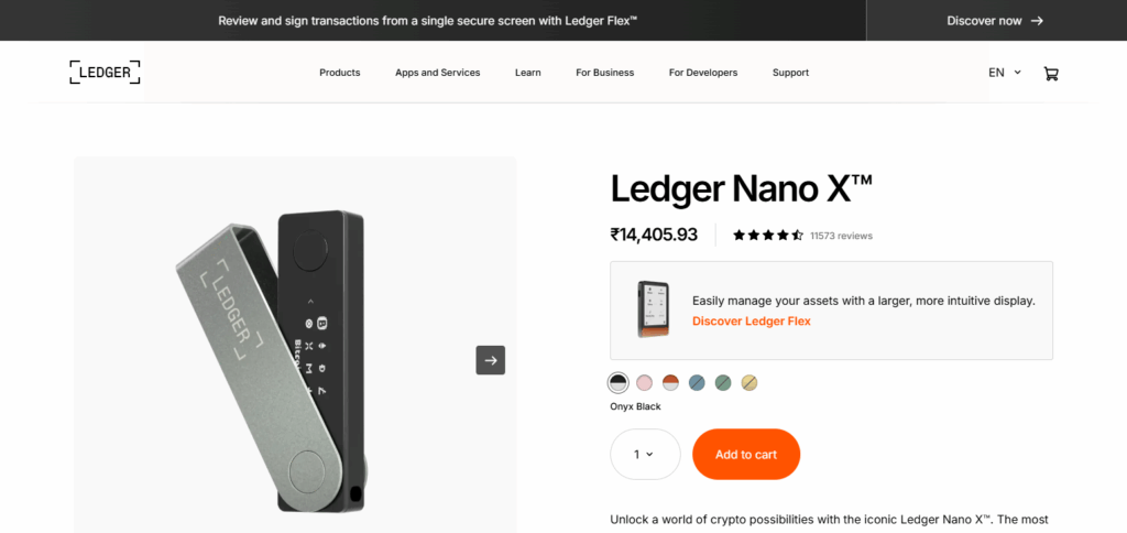 10 Best Book Of Meme (BOME) Wallets for Secure Meme Token Management 11 Ledger Nano X