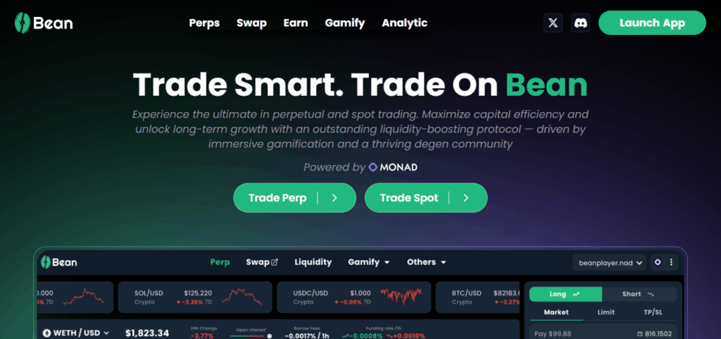 10 Top Monad Projects: Leading Innovations in DeFi and Blockchain 4 Bean Exchange