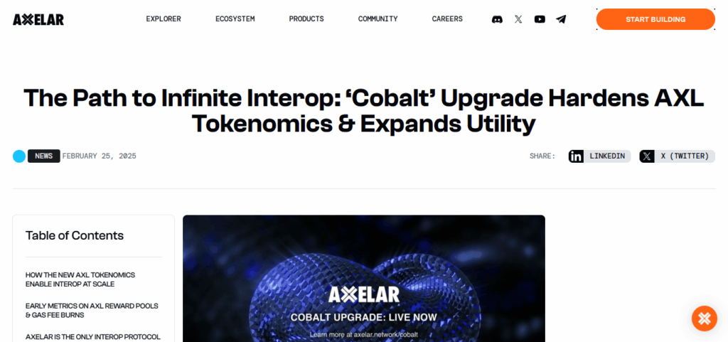 10 Top Monad Projects: Leading Innovations in DeFi and Blockchain 9 Axelar