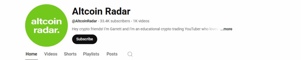 Altcoin Radar