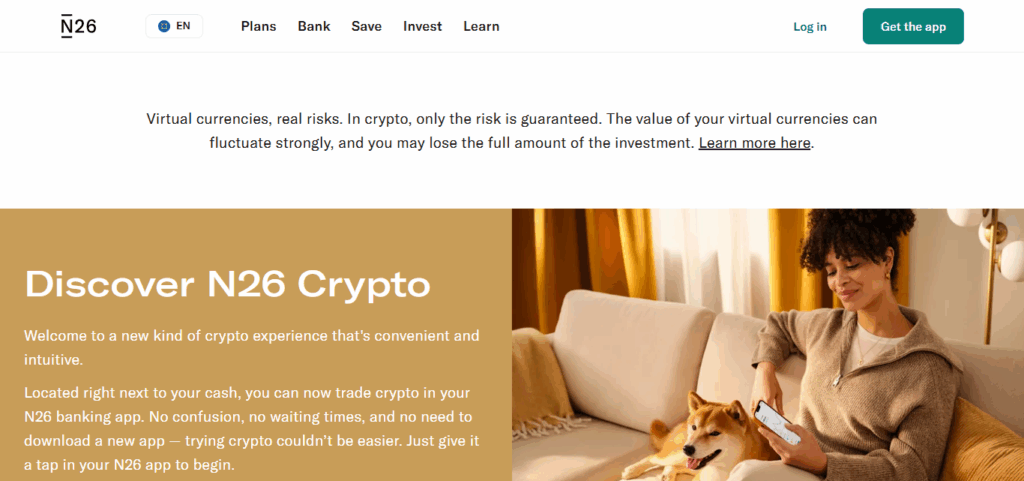 10 Best Crypto-Friendly Neobanks | Secure Digital Banking with Crypto Services 4 N26 Crypto