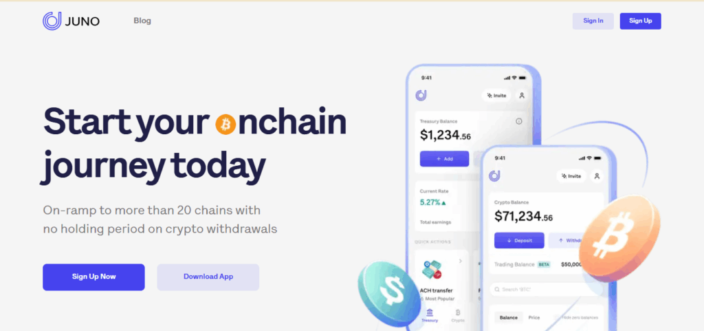 10 Best Crypto-Friendly Neobanks | Secure Digital Banking with Crypto Services 7 Juno