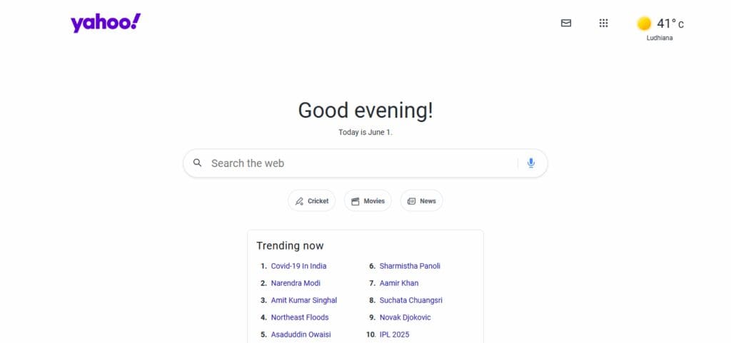 Yahoo Search