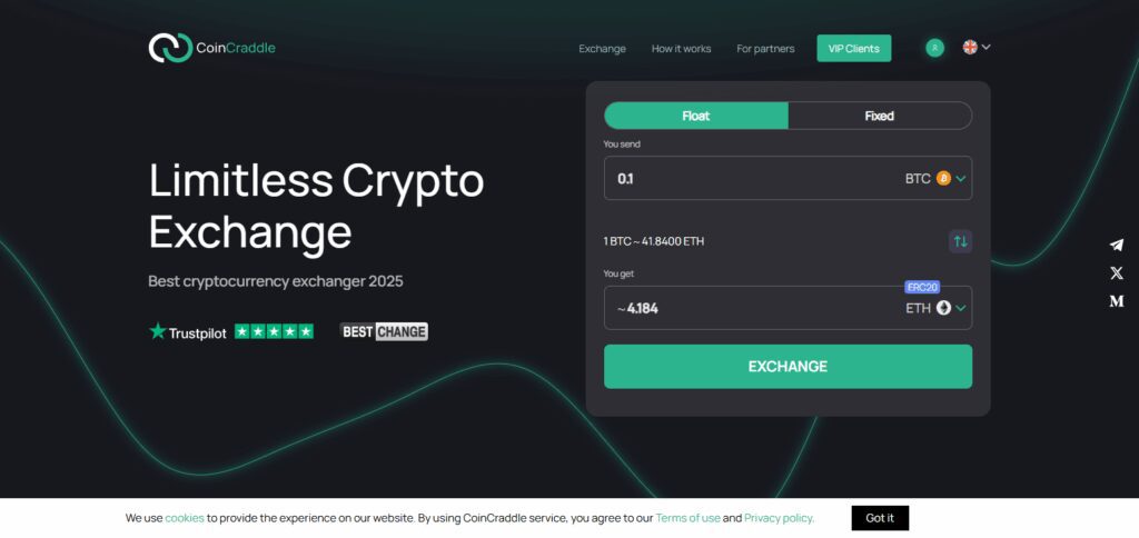 10 Best E-Currency Exchange Services for Fast & Secure Transfers 9 CoinCraddle
