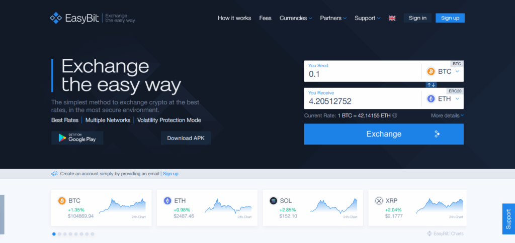 10 Best E-Currency Exchange Services for Fast & Secure Transfers 11 EasyBit
