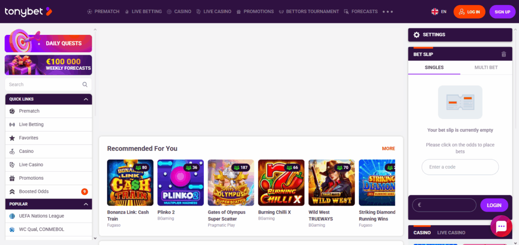 Tonybet Casino