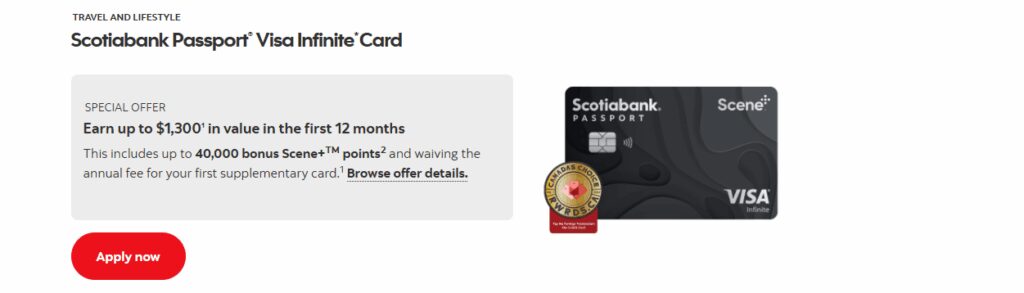 Scotiabank Passport™ Visa Infinite Card