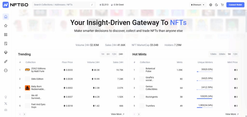 9 Best NFT Tracking Apps in Europe for 2026 5 NFTGo