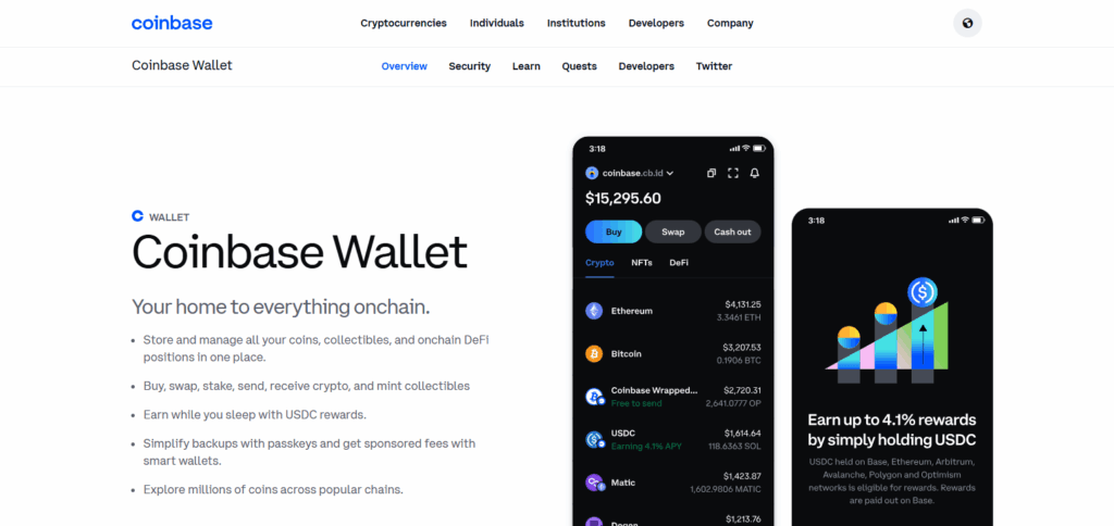 10 Best Crypto Wallets For USA Peoples 5 Coinbase Wallet