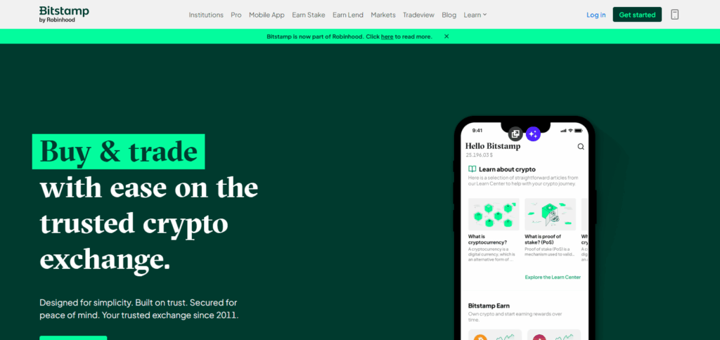 10 Best Coinbase Alternatives In Europe 4 Bitstamp
