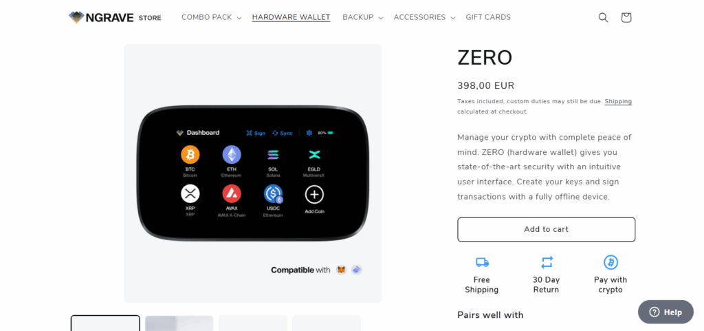 10 Most Secure Wallet Backups: Top Tools & Methods for 2025 10 NGRAVE ZERO