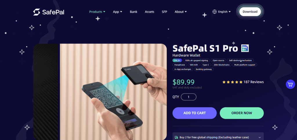 10 Affordable Hardware Wallets for Everyday Use 7 SafePal S1 Pro