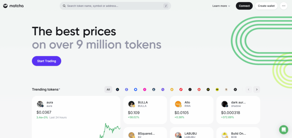 Top 10 DEX Trading Tools for Smarter Crypto Trades 3 Matcha