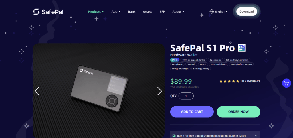 10 Latest Crypto Hardware Wallets for Secure Storage 7 SafePal S1 Pro