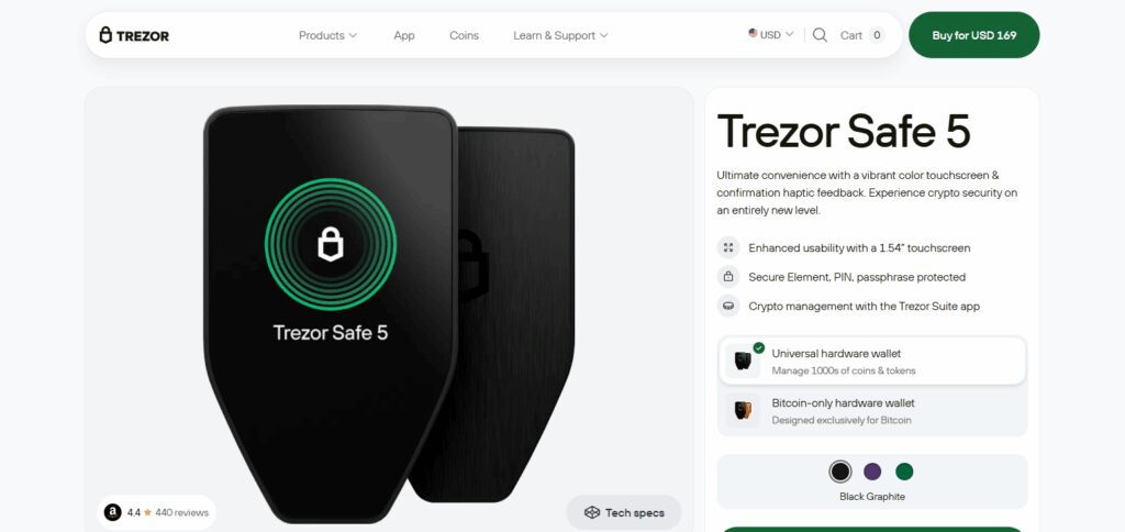 Trezor Safe 5
