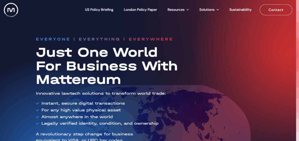 10 NFT Aggregator For Specialized Real-World Assets 6 Mattereum