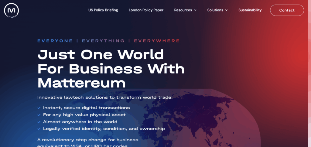 10 NFT Aggregator For Specialized Real-World Assets 6 Mattereum