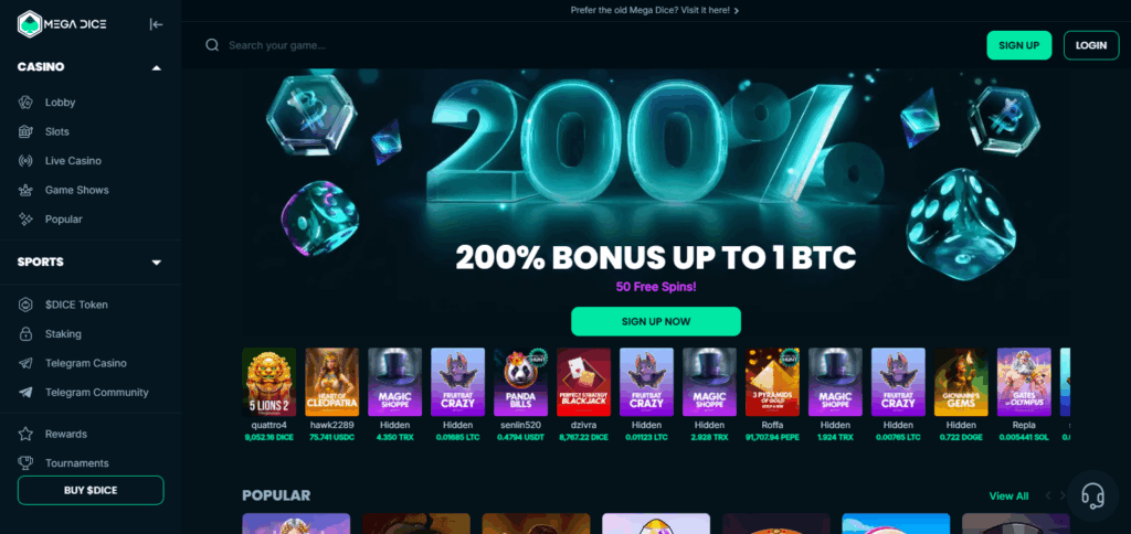 9 Best Bitcoin & Crypto Casinos & Gambling Sites Sweden 10 Mega Dice