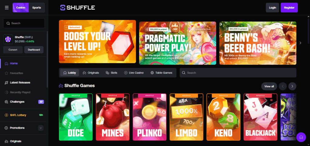 10 Best Bitcoin & Crypto Casinos & Gambling Sites Argentina 2025 5 Shuffle Casino