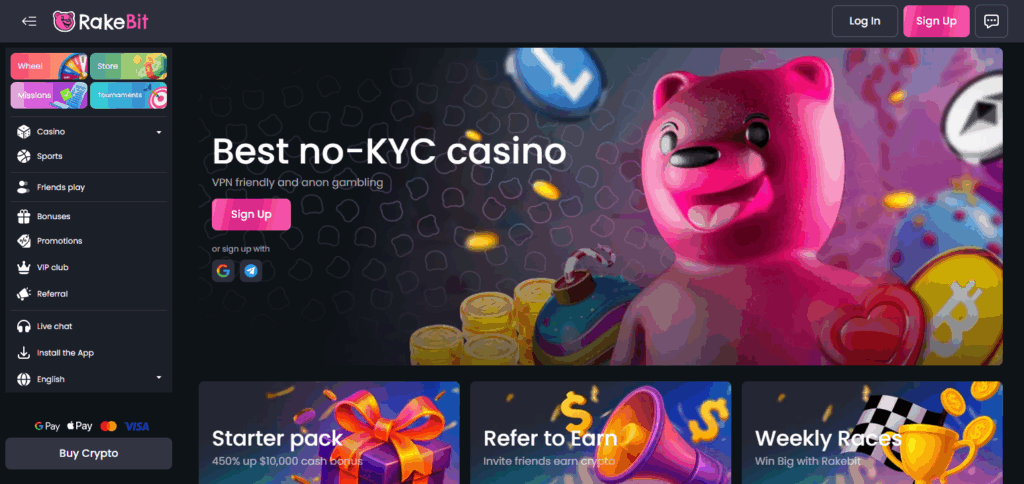 10 Best Bitcoin & Crypto Casinos & Gambling Sites Argentina 2025 4 Rakebit