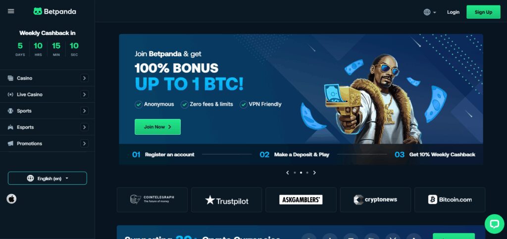 10 Best Bitcoin & Crypto Casinos & Gambling Sites France 9 Betpanda