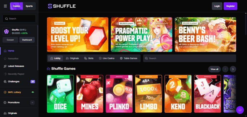 10 Best Bitcoin & Crypto Casinos & Gambling Sites France 5 Shuffle
