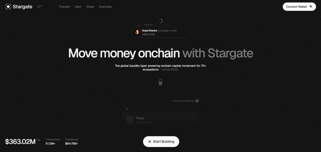 Bridge Assets Via Stargate 