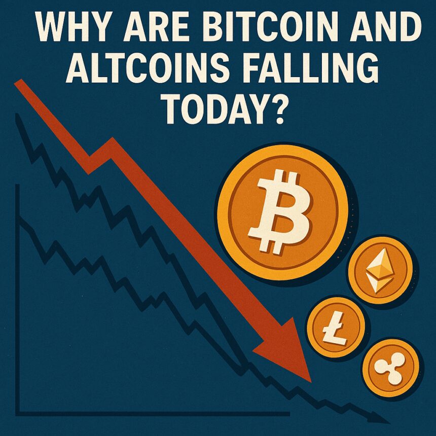 Why Are Bitcoin and Altcoins Falling Today?