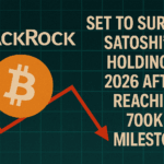 BlackRock Set to Surpass Satoshi's BTC Holdings in 2026 After Reaching 700K Milestone