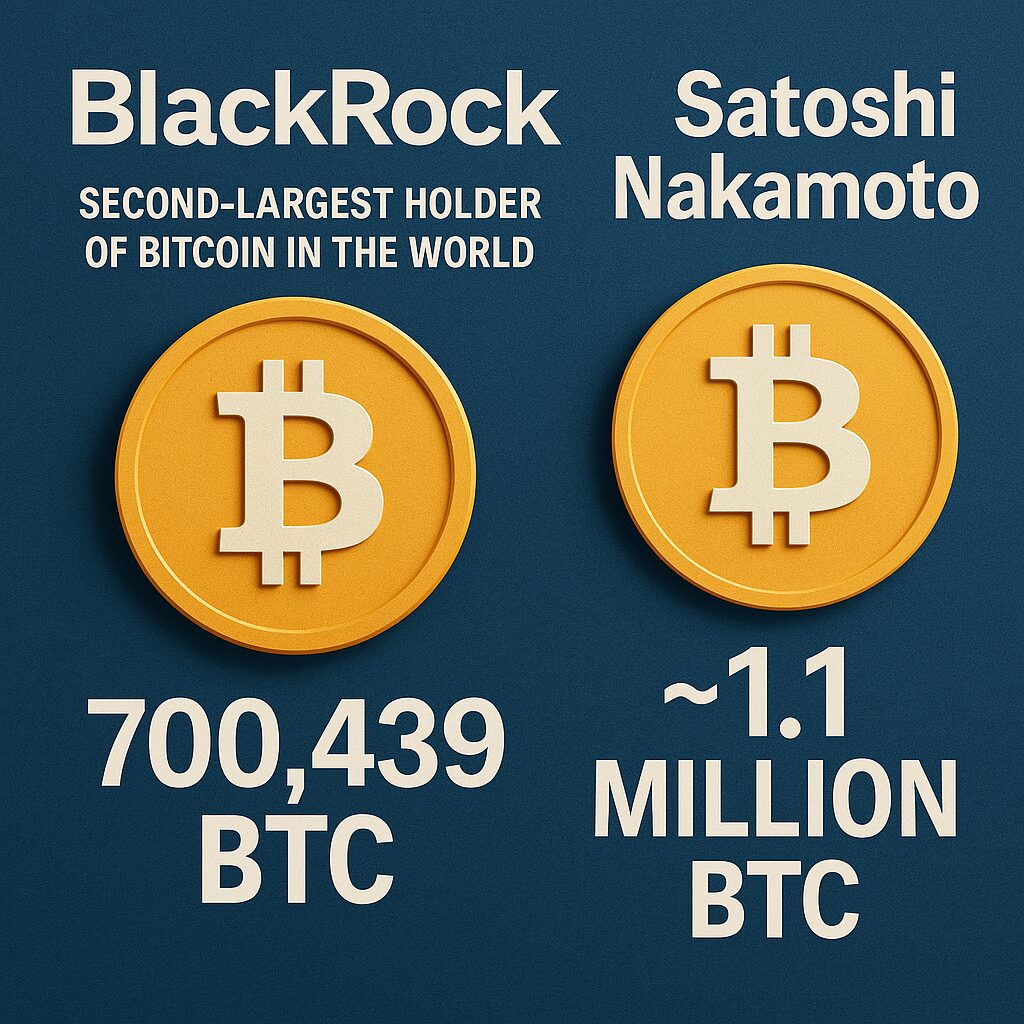BlackRock is Set to Overtake Satoshi by 2026 as the Largest Bitcoin Holder