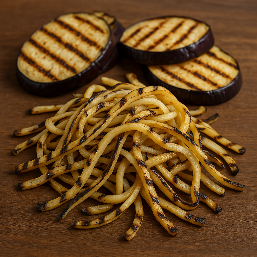 10 Best Low-Carb Pasta Alternatives for Healthy Eating 9 Eggplant Noodles (Grilled or Sliced)