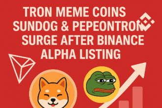 Tron Meme Coins SUNDOG & PePeonTron Surge After Binance Alpha Listing