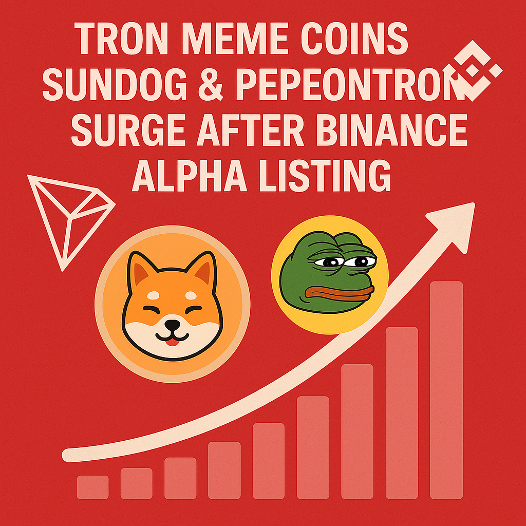 Tron Meme Coins SUNDOG & PePeonTron Surge After Binance Alpha Listing