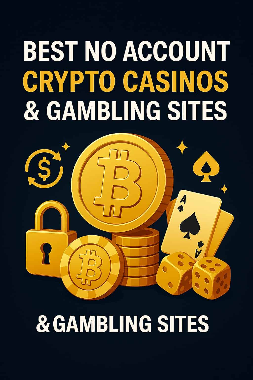 10 Best No Account Crypto Casinos & Gambling Sites
