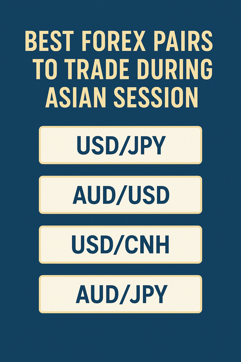 10 Best Forex Pairs to Trade During Asian Session