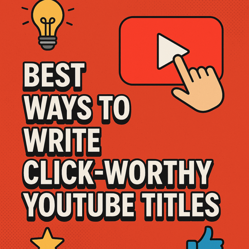 10 Best Ways To Write Click-worthy Youtube Titles